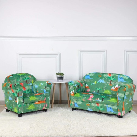 Mighty Rock Kid Sofa Chair, Velvet Fabric Kid Upholstered Chair,Ideal Kid Bedroom Furniture
